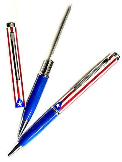 US FLAG PEN letter opener