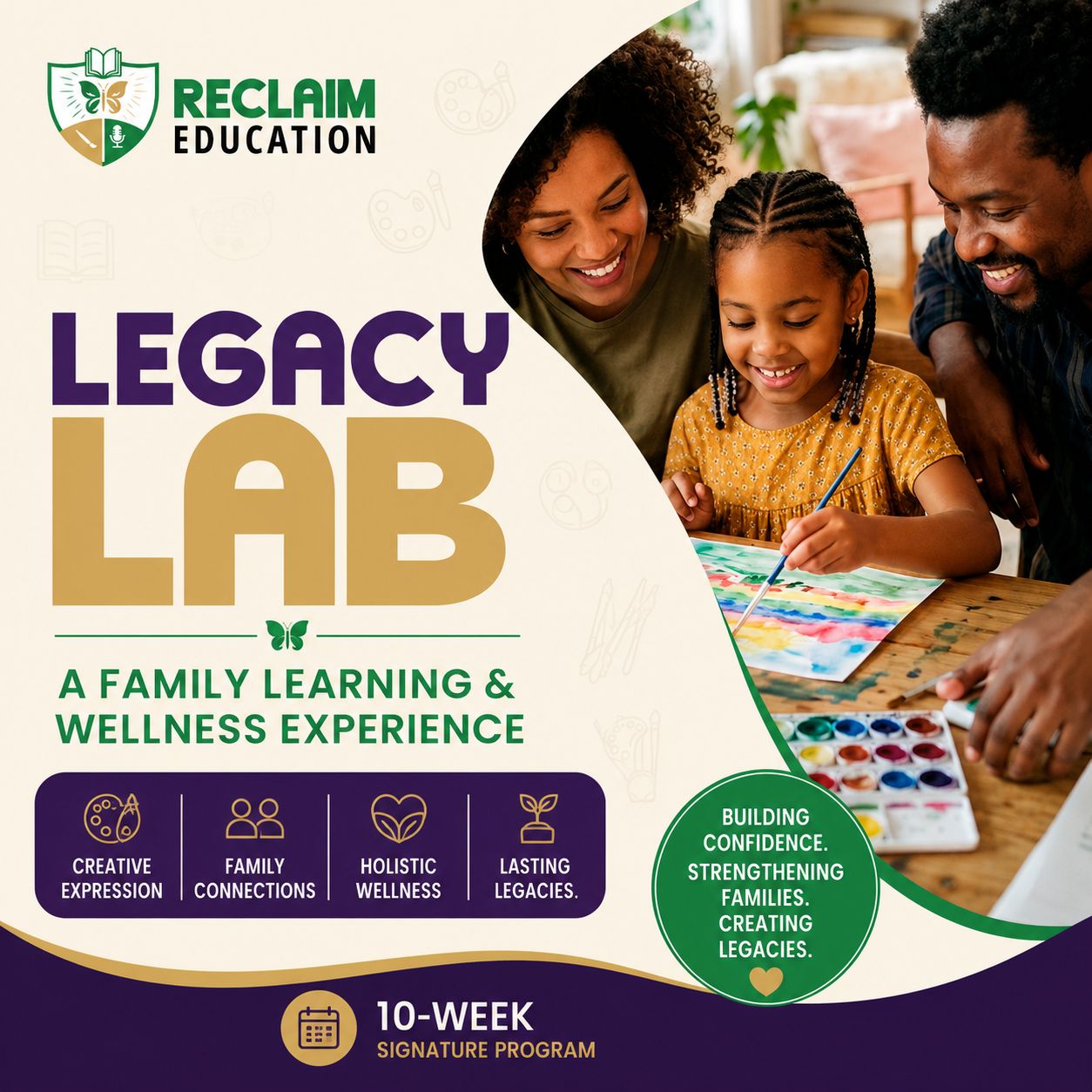 Legacy Lab™ Program Registration (10-Week In School Session)