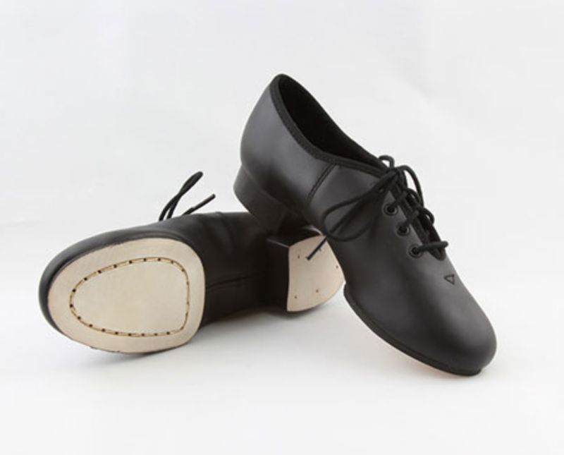 Dancing Fair Adult Black Split Sole with Buck Taps
