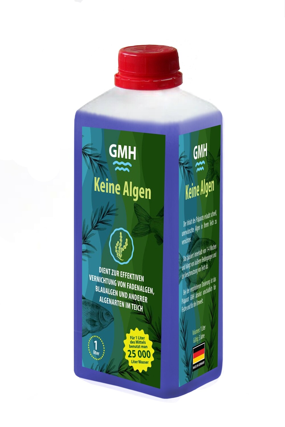 GMH (Keine Algen) от основных видов водорослей в прудах и водоемах на 25 000л