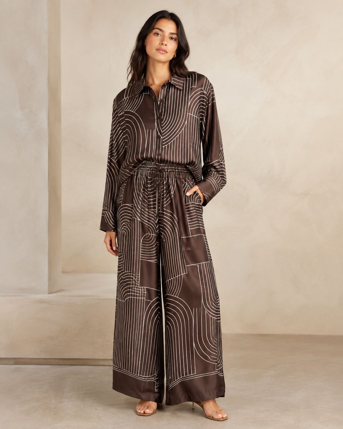 JUSTDAI ANTONELLA SET, color: CHOCO