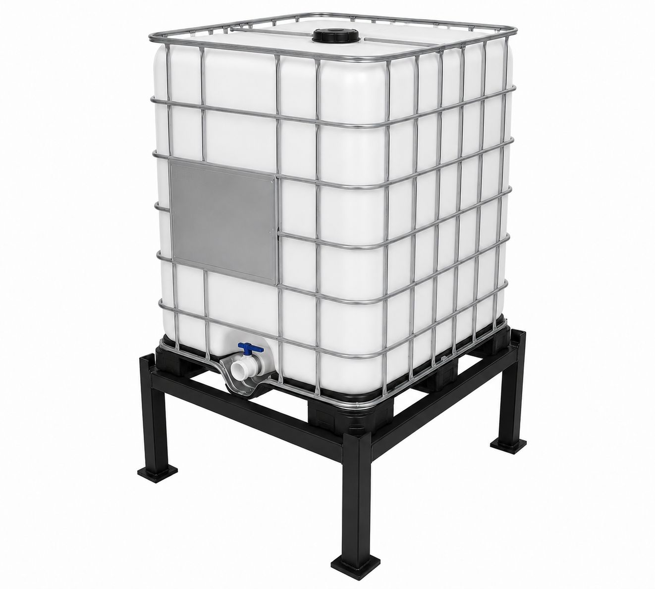 ​Stojak stelaż pod zbiornik IBC Mauzer 1000 l Lakierowanie proszkowe