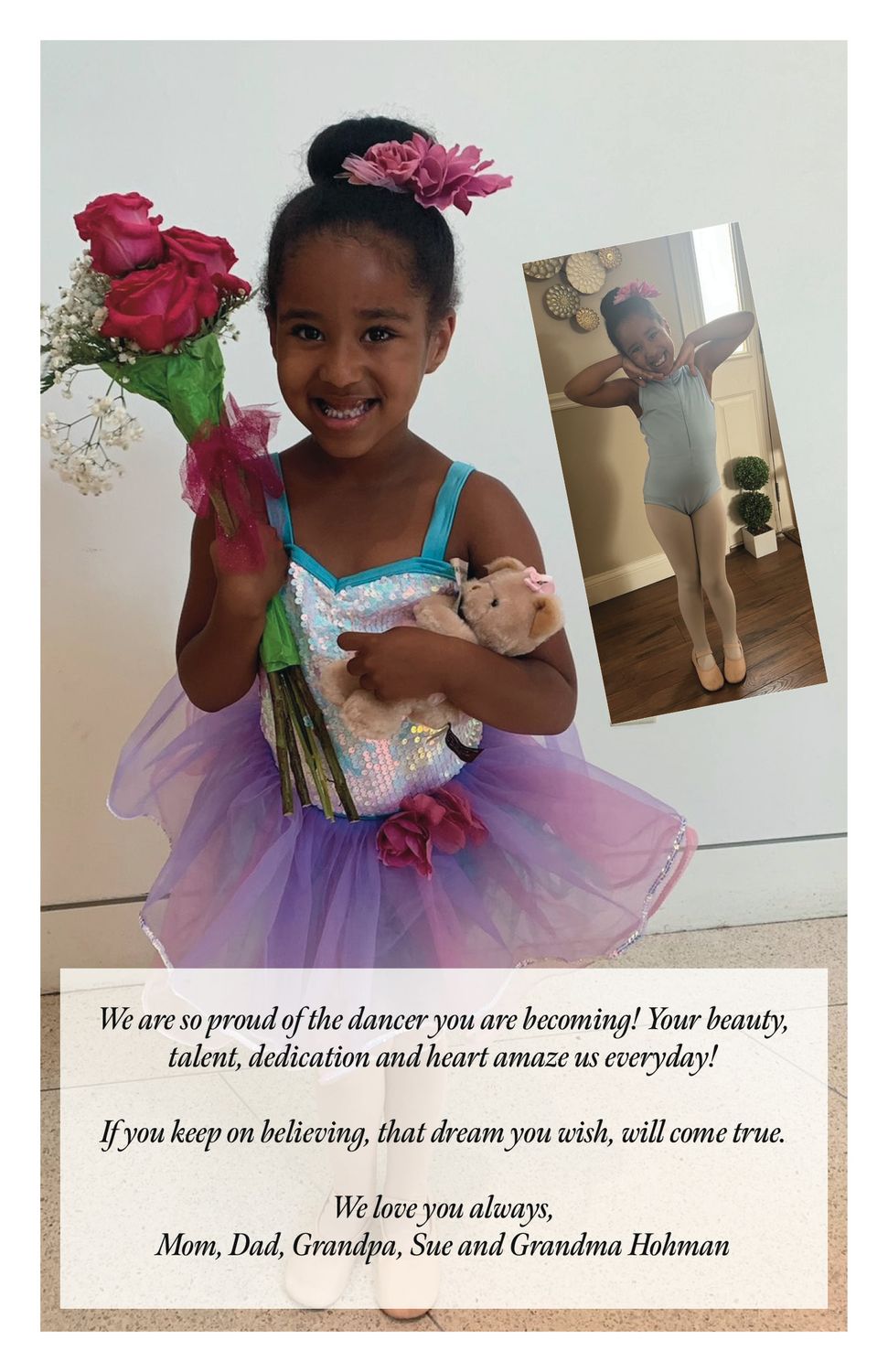 RECITAL &#39;25 PROGRAM AD: Email photo and message to tanya@stlouisballet.org after order is placed no later than May 5