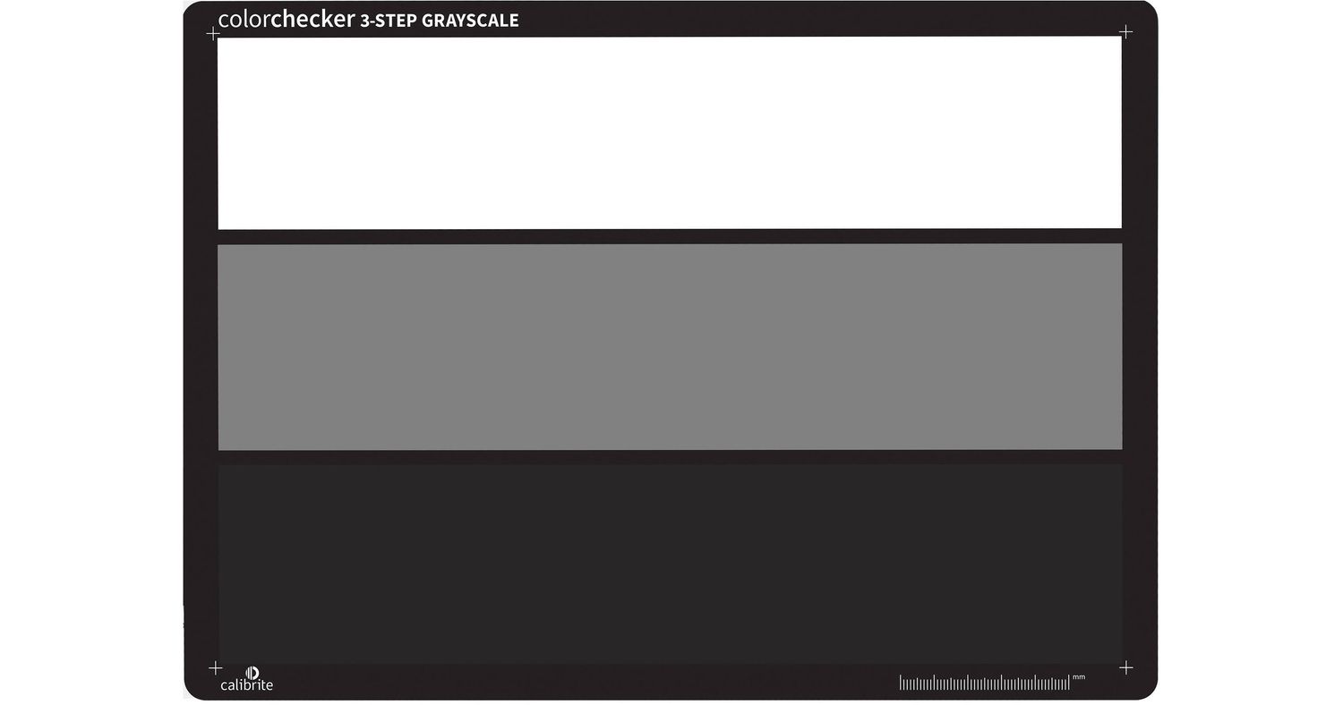 Calibrite ColorChecker 3-Step Grayscale