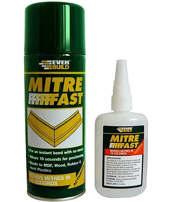 Mitre Fast 2 component Bonding Glue Kit
