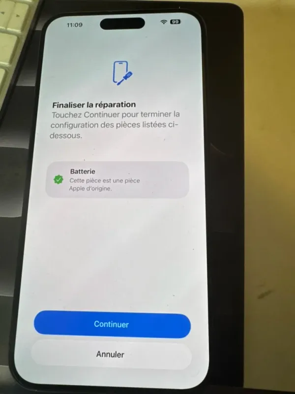 Remplacement batterie iPhone Original Service Pack Apple à Saint-Tropez &amp; Golfe