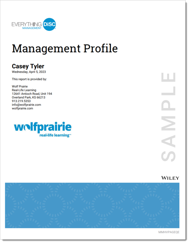 Everything DiSC Management Online Assessment