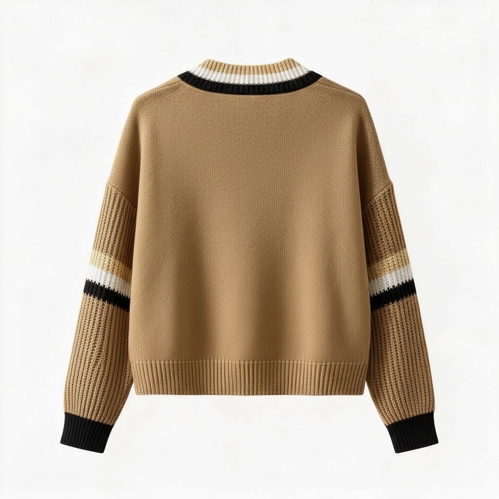 Cardigan scolloV CON BOTTONI