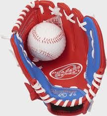 PLAYERS SERIES 9 IN BASEBALL/SOFTBALL GLOVE WITH SOFT CORE BALL