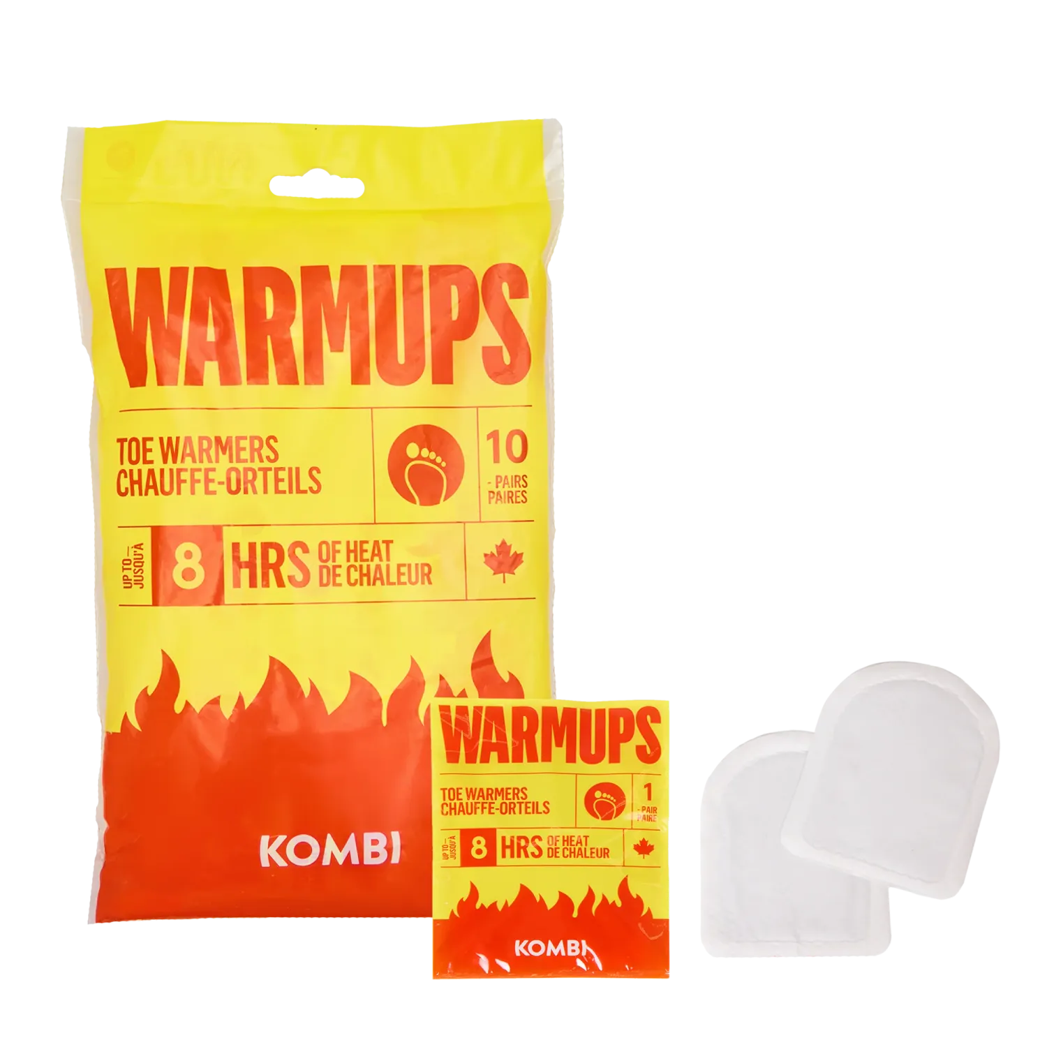 Toe Warmers - Pack of Ten