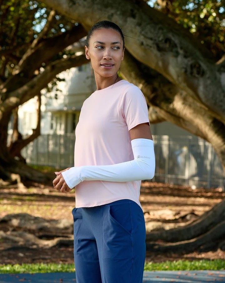 Bloq UV Sun Sleeves White Size S
