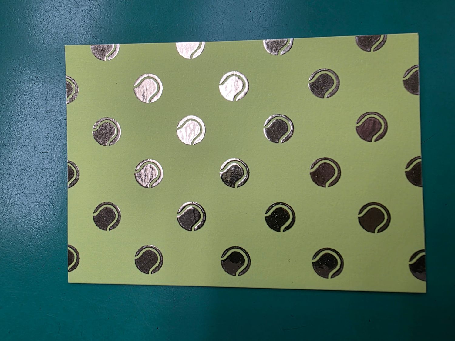 Courtgirl Tennis Ball Card