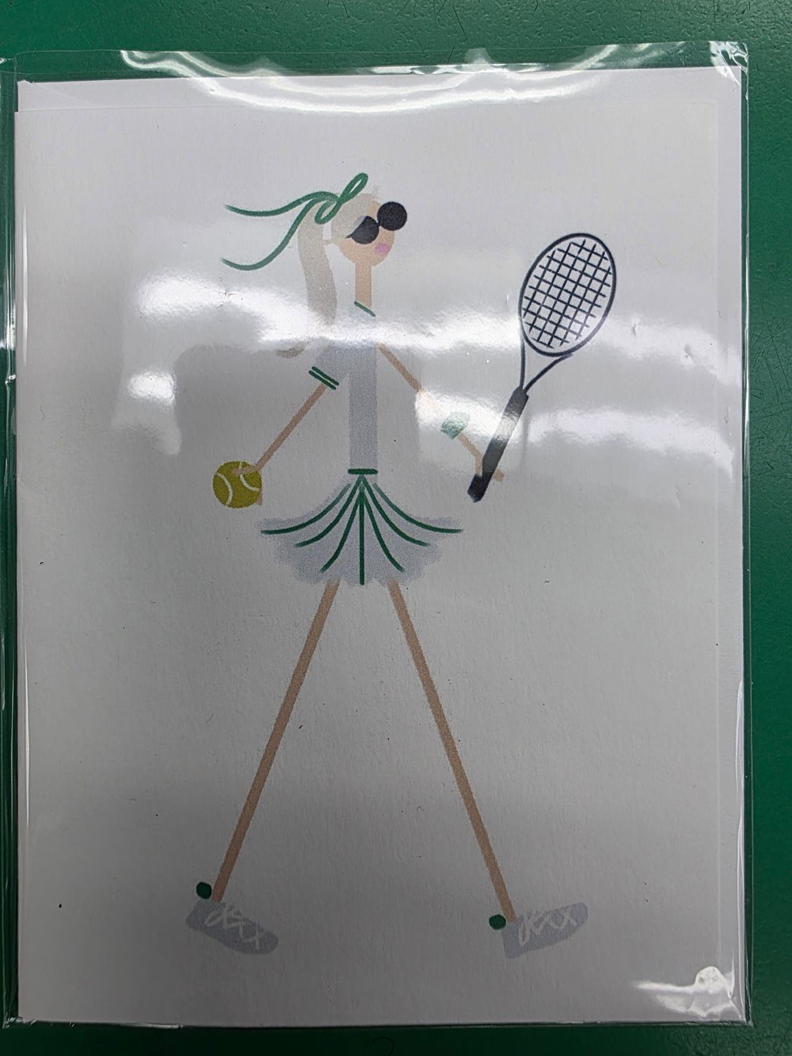 Bellajenna Tennis Girl Card