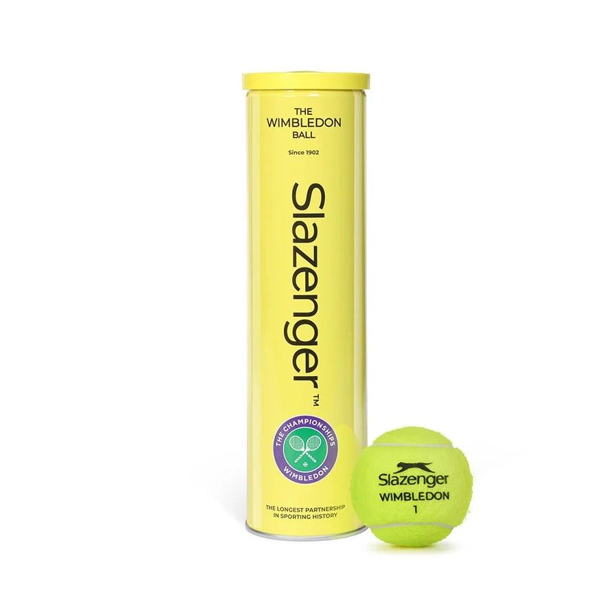 Slazenger Wimbeldon 4 Ball Can