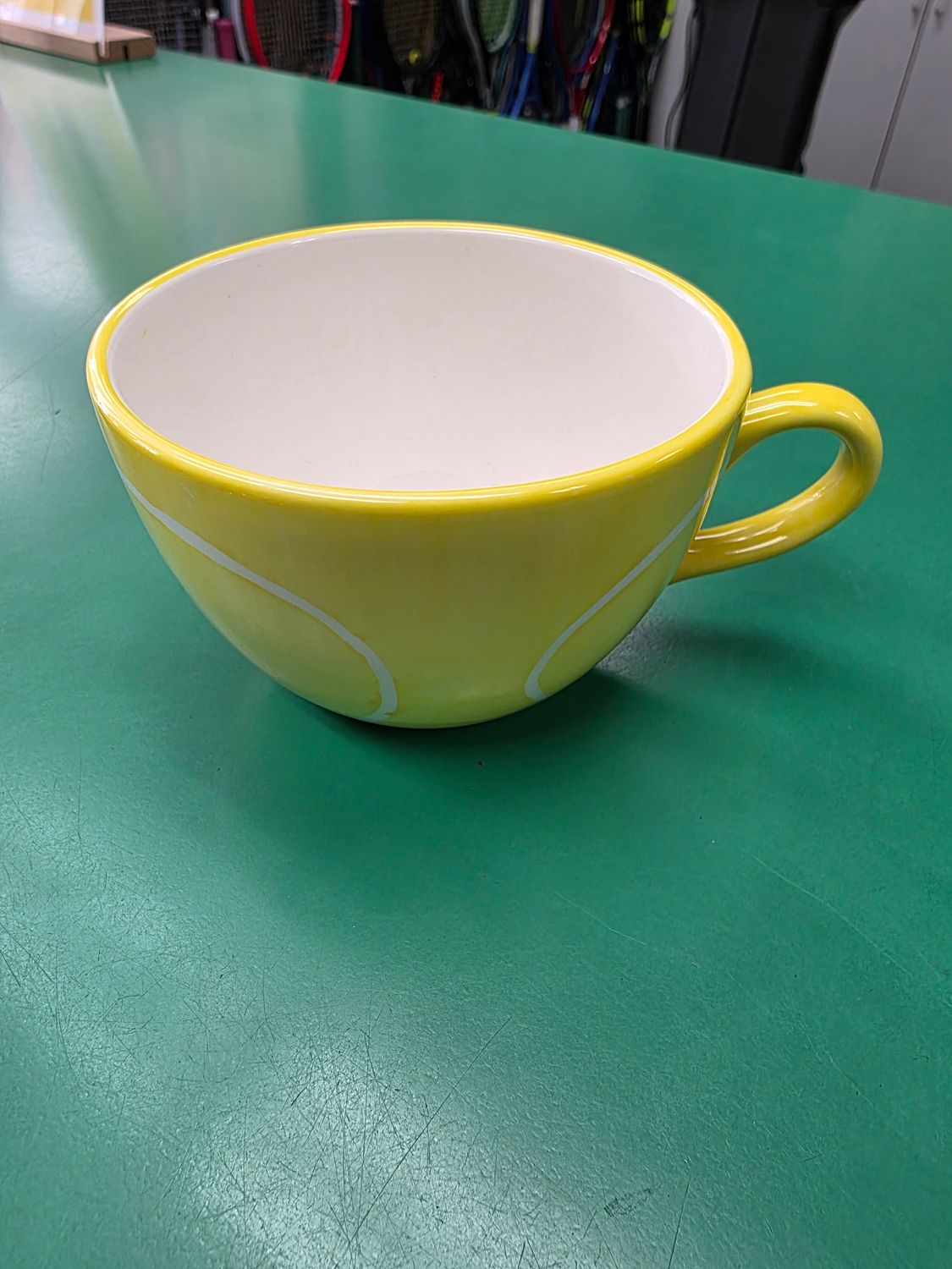 Coffee Mug Tennis Ball