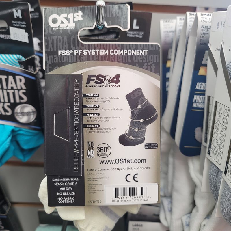 Plantar Fasciitis Low Cut XLarge