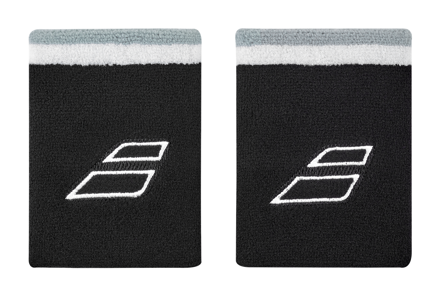 Babolat Terry Jumbo Wristband Black White