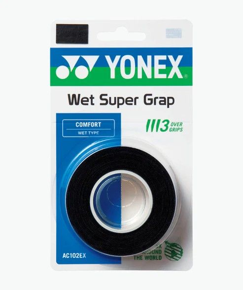 Yonex Wet Super Grap Black 3pk