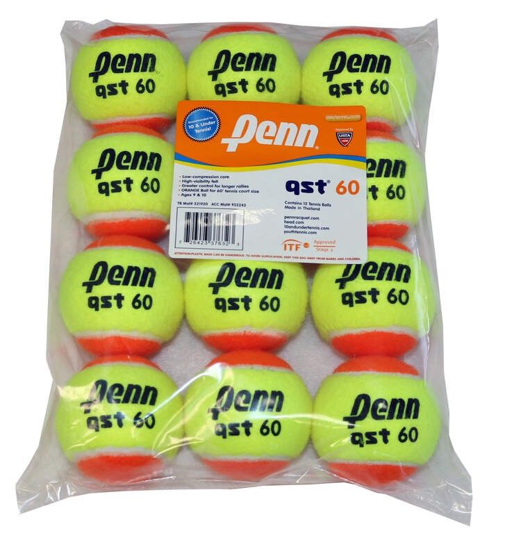 Penn QST 60 Orange Dot 12-ball Polybag