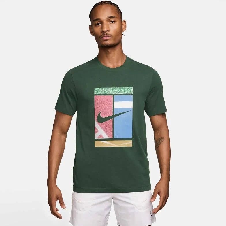 Nike Mens Tee Dri Fit HV1788-323 Forest Green