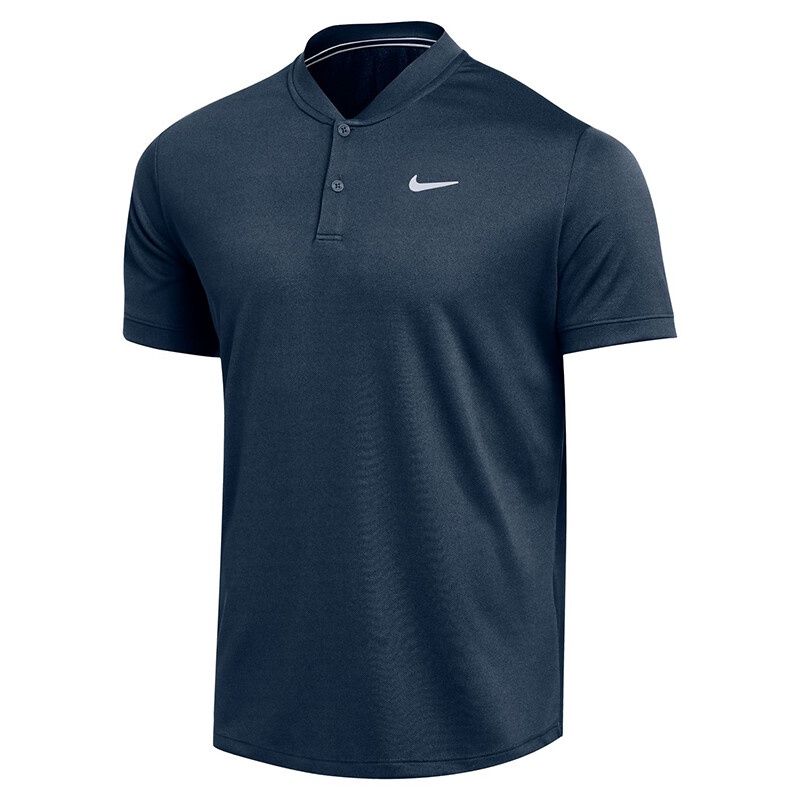 Nike Mens Button Shirt Navy DH4933-420, Size: S