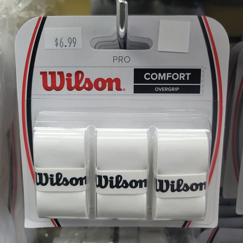 Wilson Pro Overgrip White 3-Pack Comfort