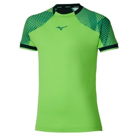 Mizuno Mens Shadow Tee Glowing Apple