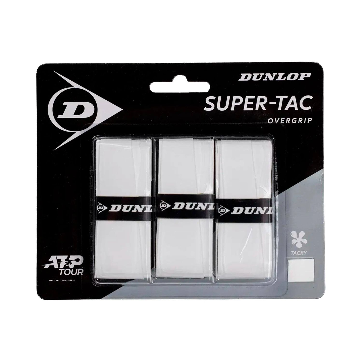 Dunlop Super Tac Overgrip 3 Pack White