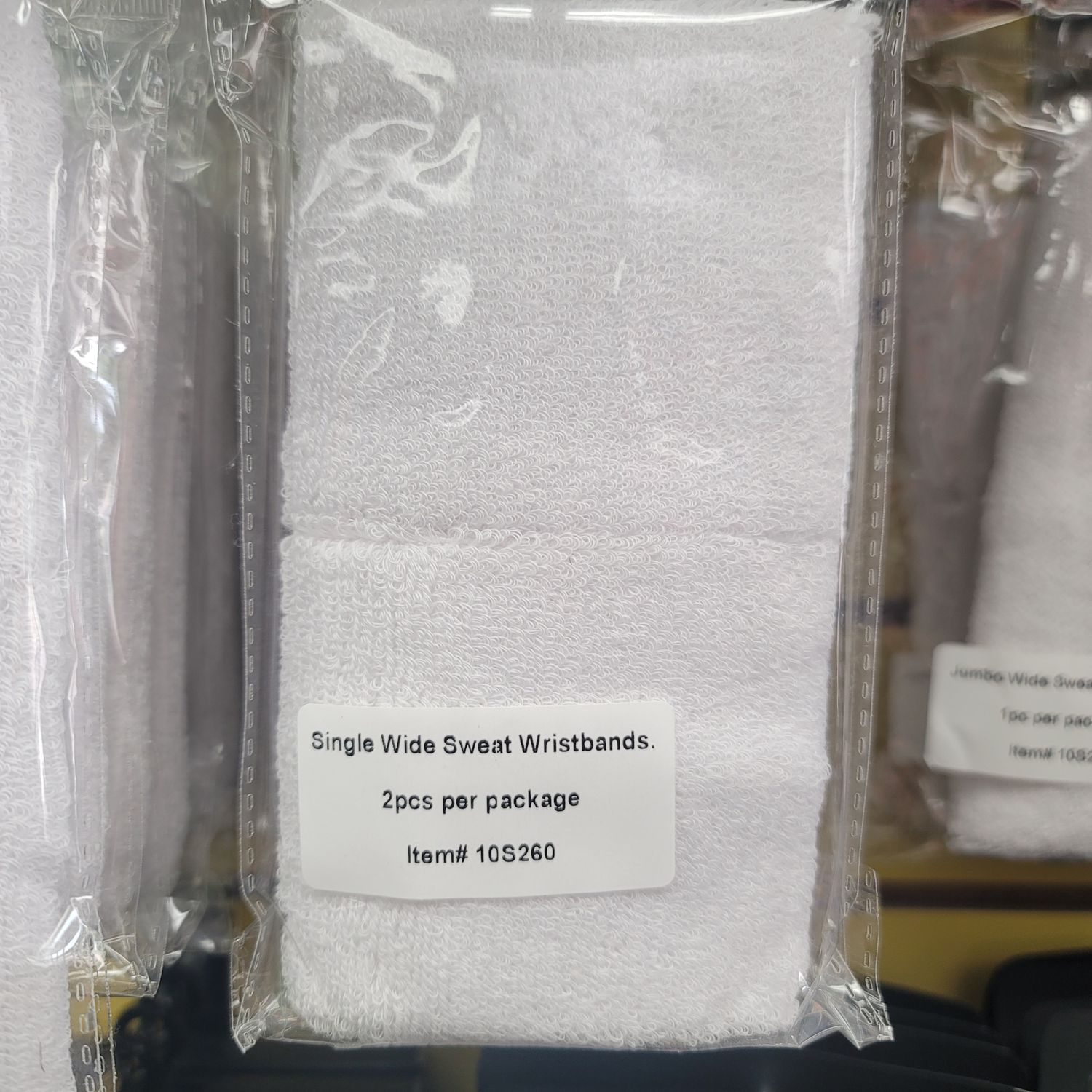 Clinical Health Single Wide Sweat Wristbands
