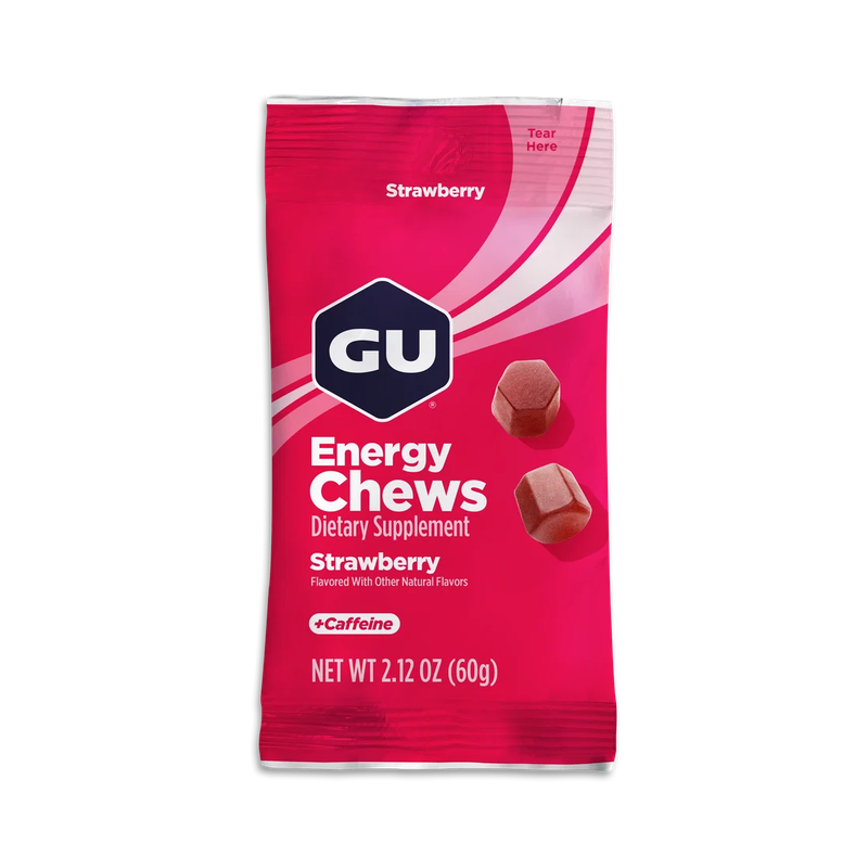 GU Energy Chews Strawberry pack
