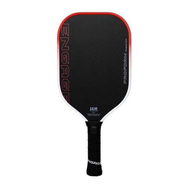 Engage Profoam Elonggated 14MM PickleBall Paddle Red Prf-red-001