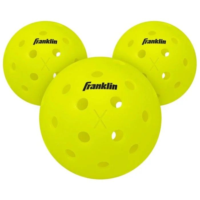 Franklin X-40 Outdoor Pickleballs 3 Pack Optic