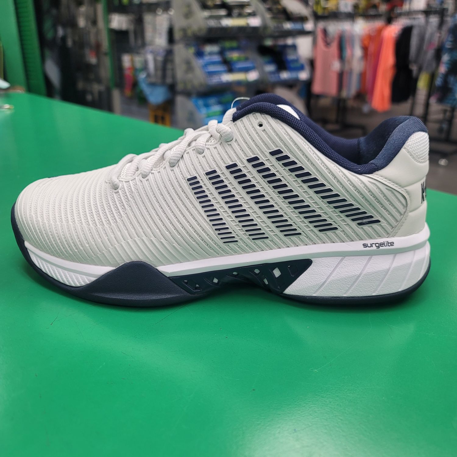 K-swiss M Hypercourt Express 2 Wide Gray/wht/peacoat 06806-090-W