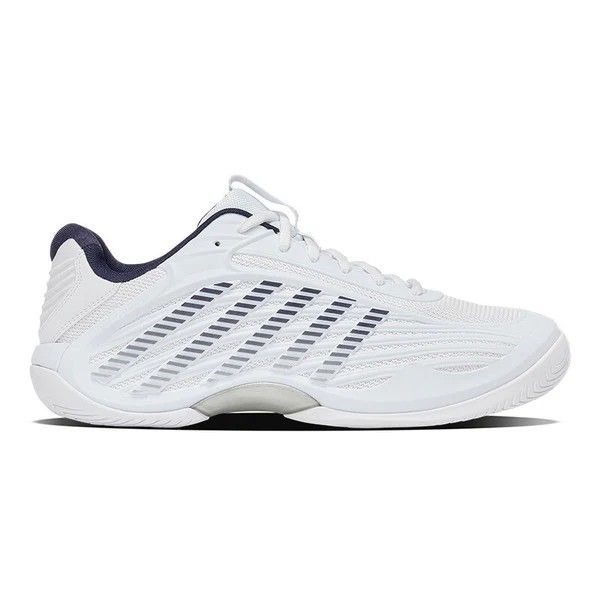 Kswiss Mens Hypercourt Express 3 White/PCT/Silver 04603-161-M