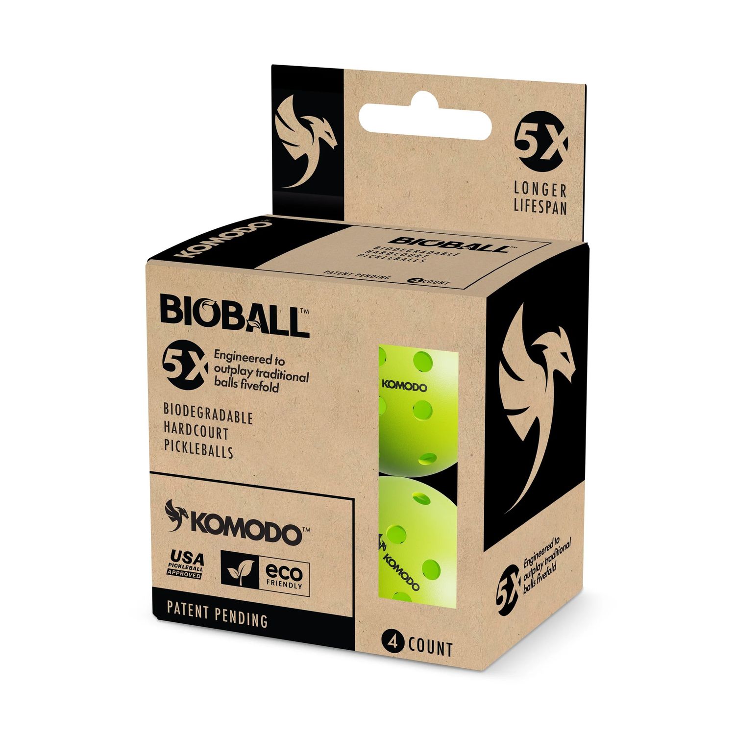 Komodo Bioball Pickleballs