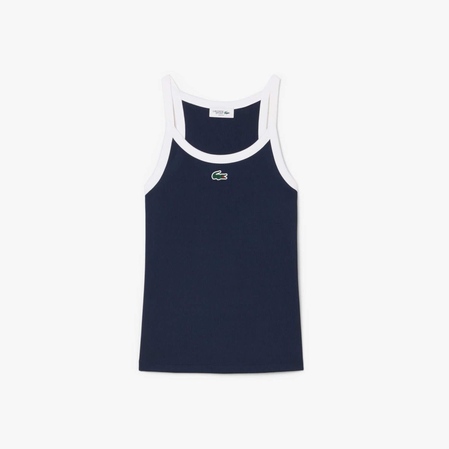 Womens Lacoste Tanknavy Blue-166/white-001 TF4192 51 525, Size: 36-4