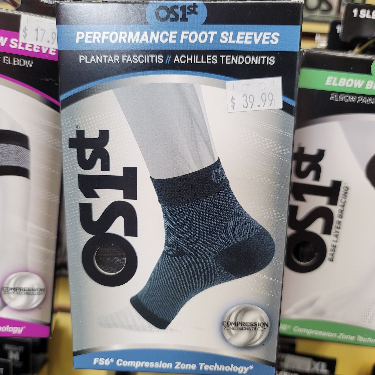 OS1st Performance Foot Sleeves, Size: small