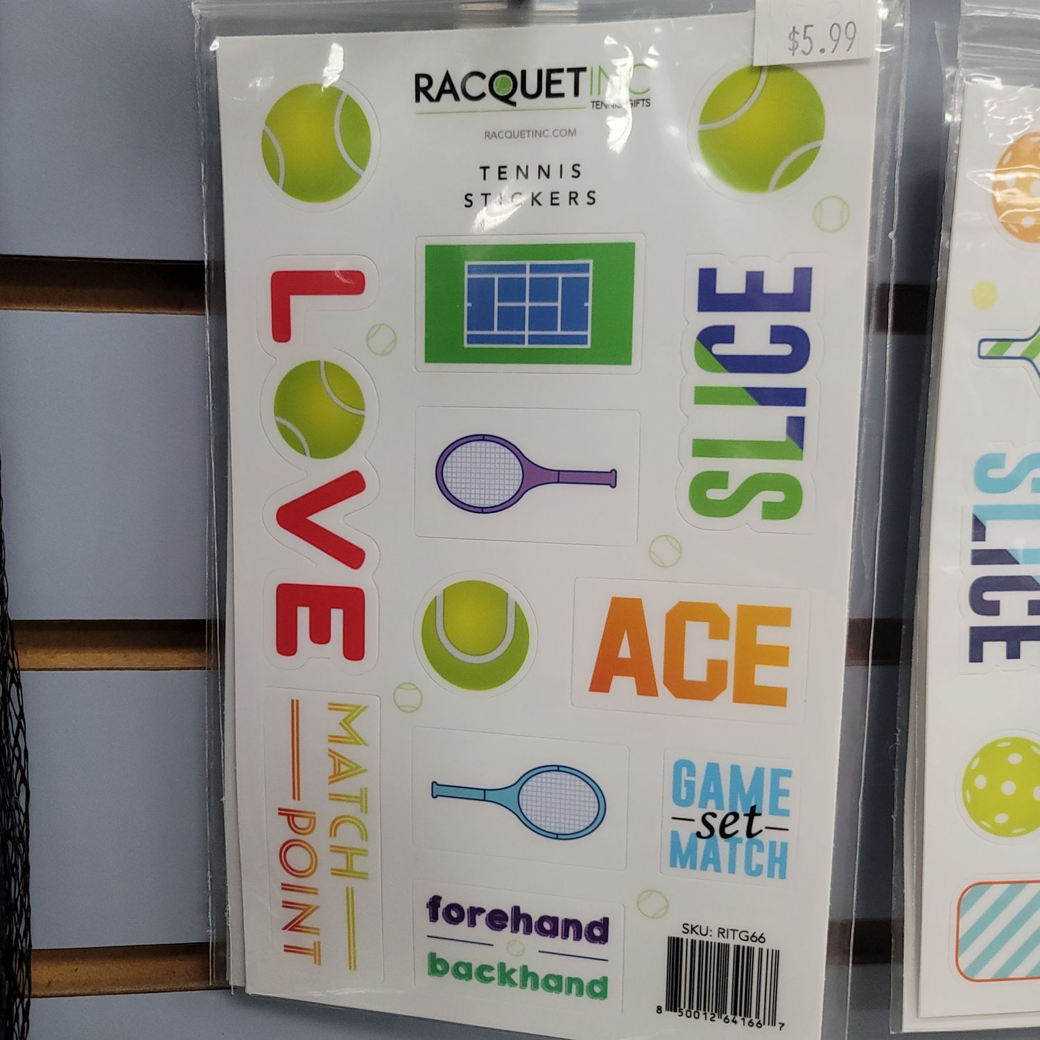 Racquet Inc Tennis Stickers