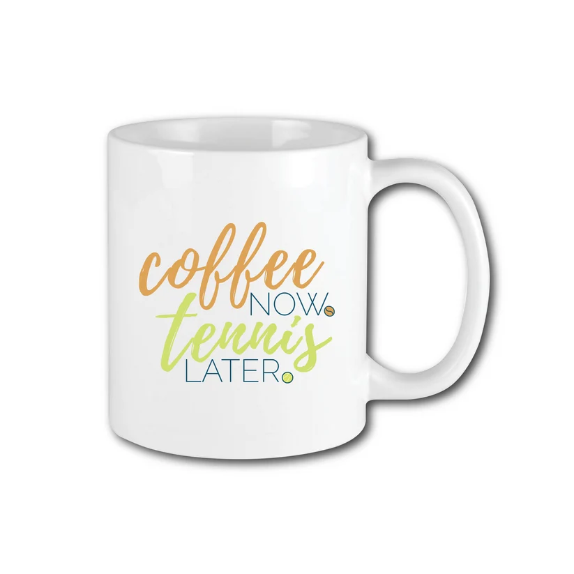 Racquet Inc Tennis Mug Coffee Now