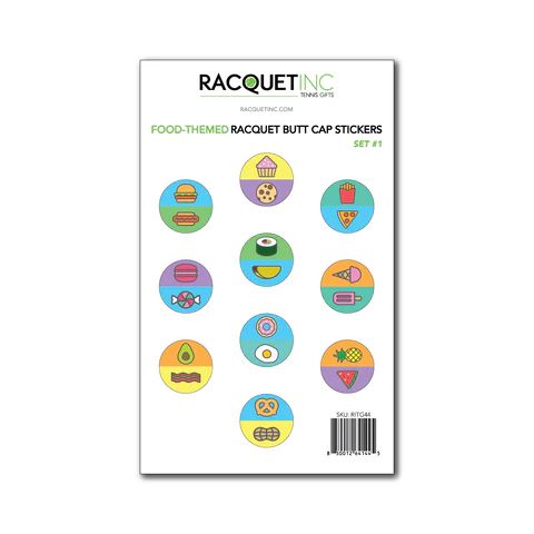 Racquet Inc Food- Themed Butt Cap Stickers