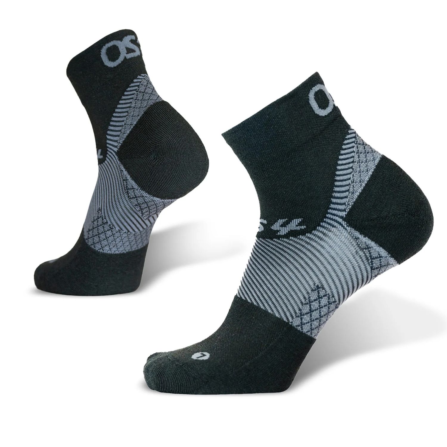 OS1st Merino Wool Plantar Fasciitis Socks Black Size L