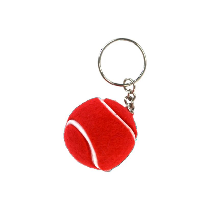 Racquet Inc Tennis Ball Keychain RITG193 Red