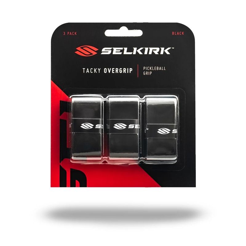 Selkirk 3 Pack Tacky Overgrip Black