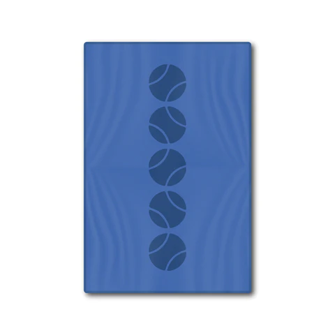 Racquet Inc Tennis Towel Tennis Balls Blue
