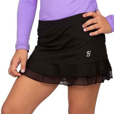 Sofibella Girls Ruffle Skirt 4614 BLK, Size: xs