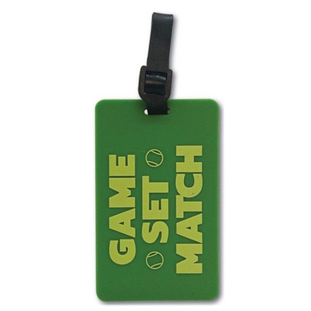 Racquet Inc Tennis Bag Tag Game Set Match