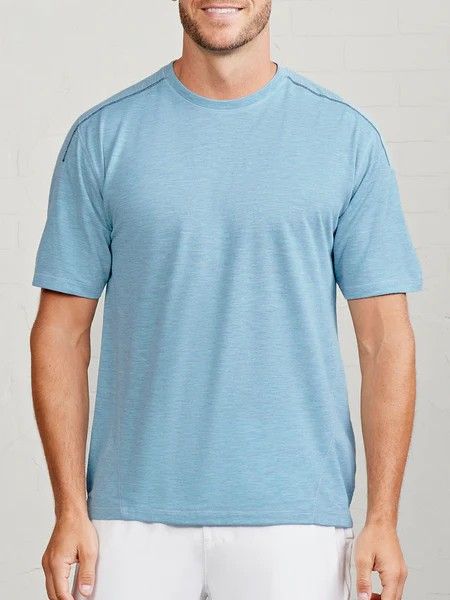 Tasc Mens Micro Air Mesh Tee TM801H-444 Geyser Heather