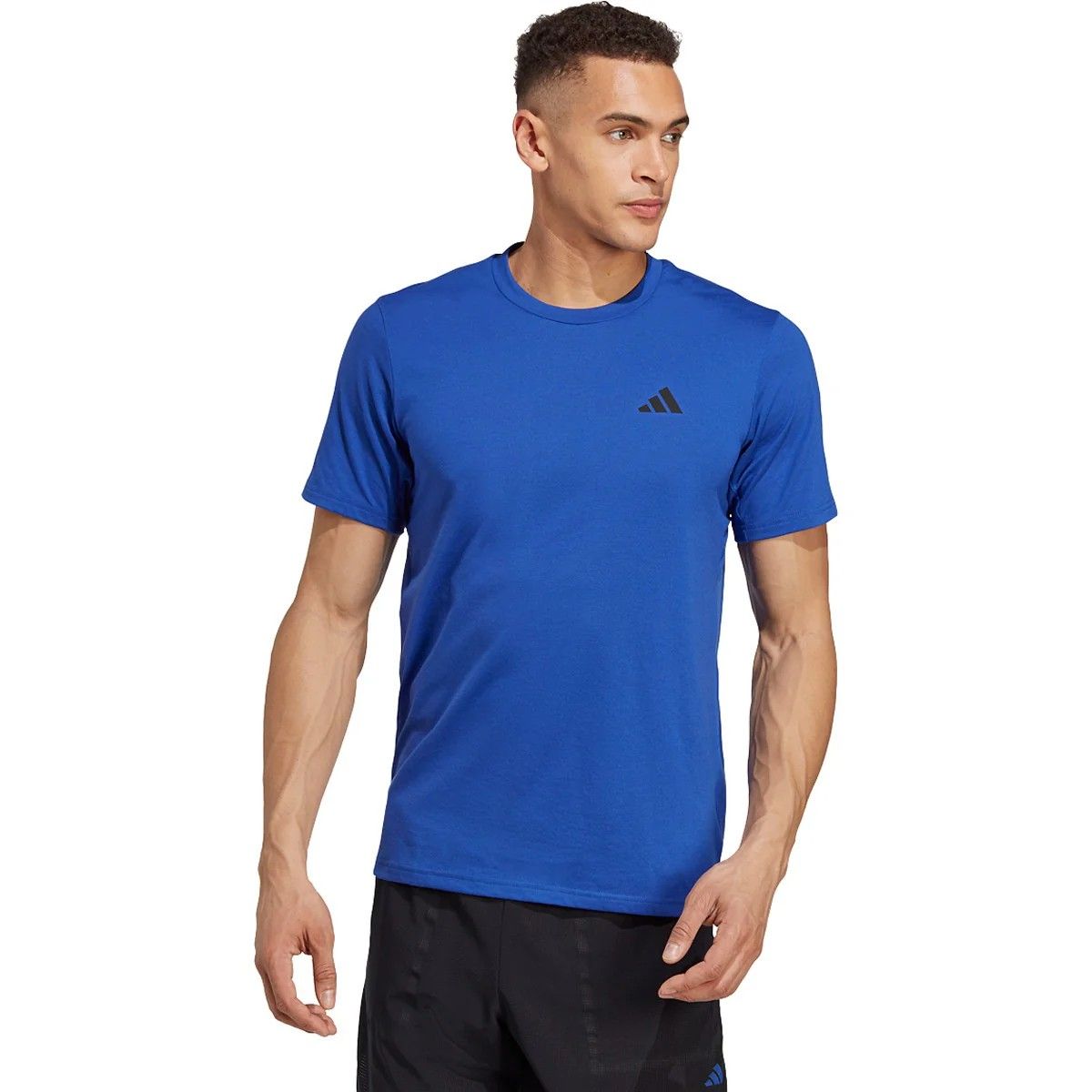 Adidas Mens Shirt Tr-es Fr T Semi Lucid Blue Ic7449, Size: L
