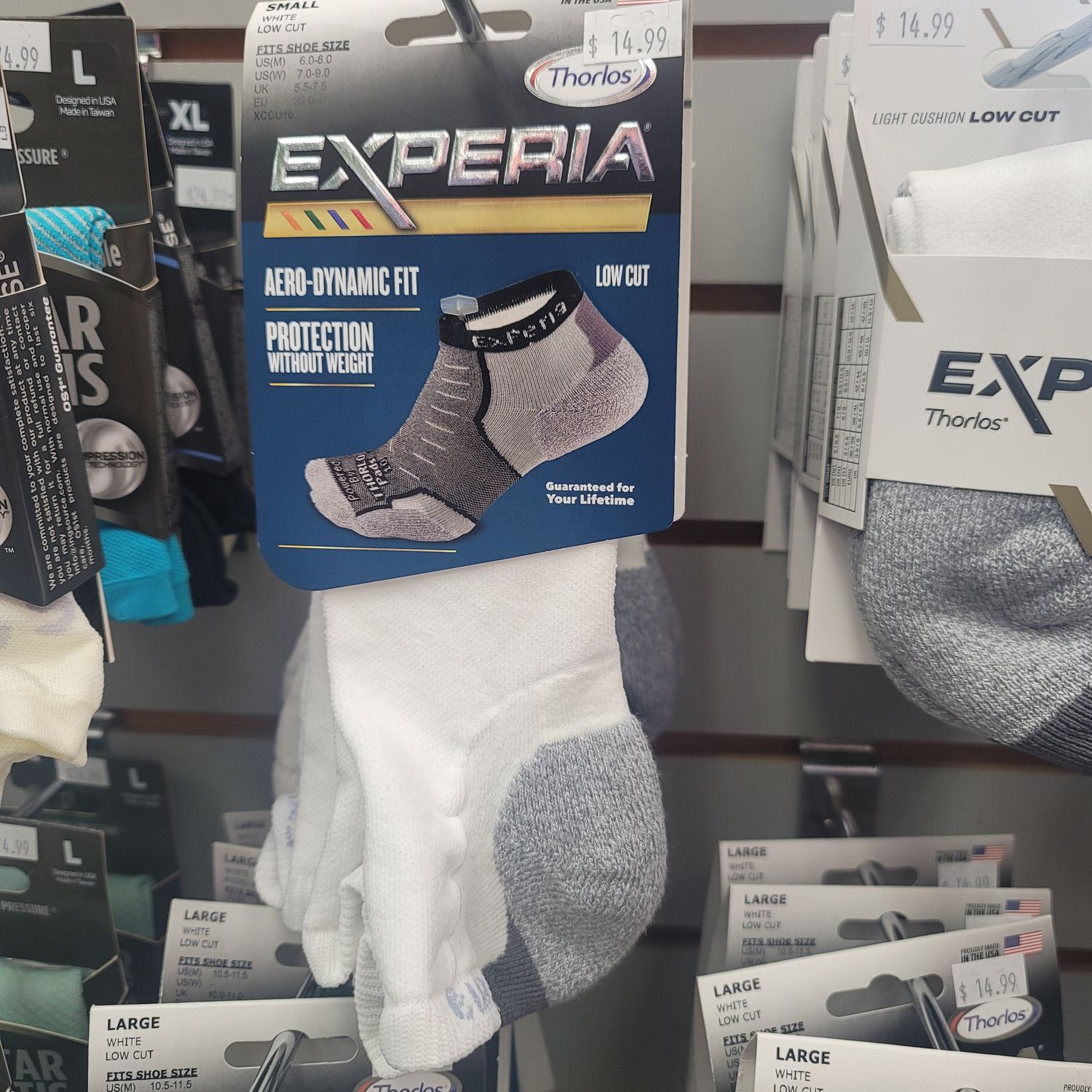 Thorlo Experia Low Cut White Small