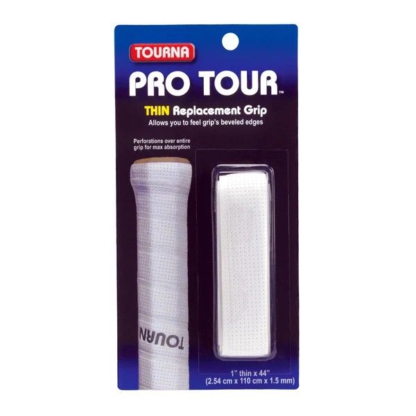 Tourna Pro Tour Thin Replacement Grip White